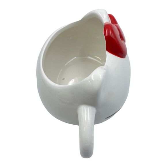 NEW Hello Kitty Head with Red Bow Large 18 oz Sculpted Ceramic Mug - Picture 2 of 4